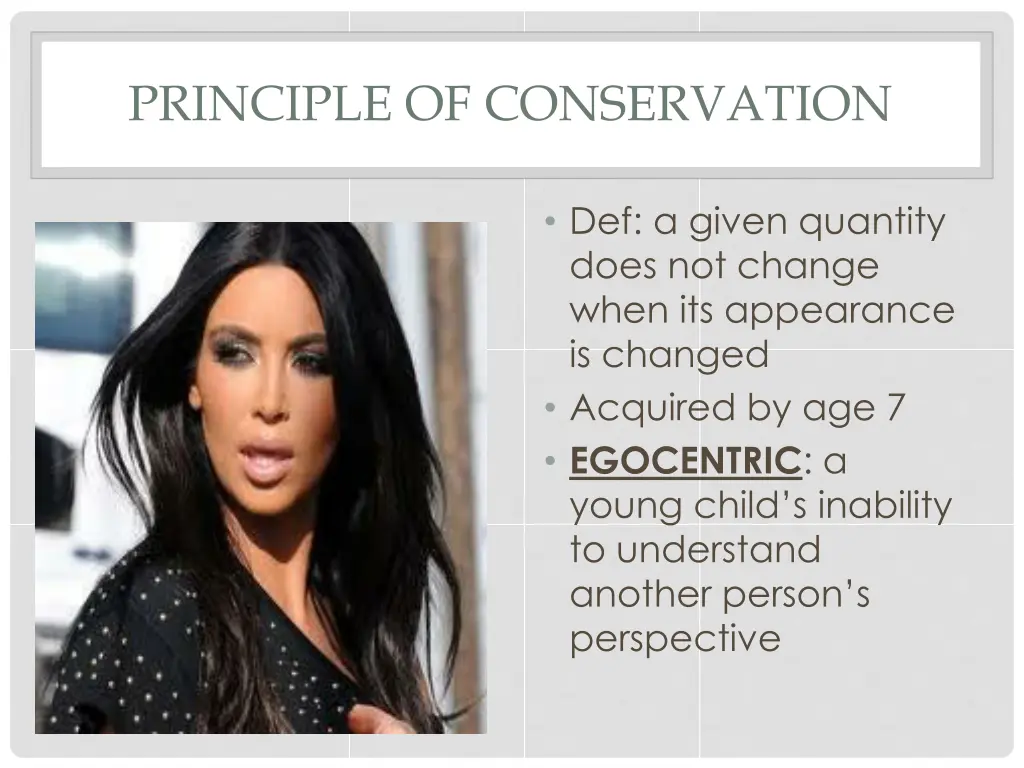 principle of conservation