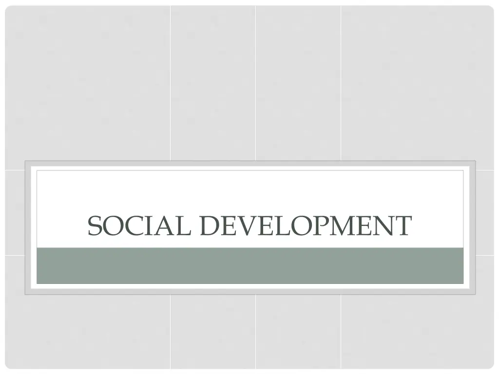 social development