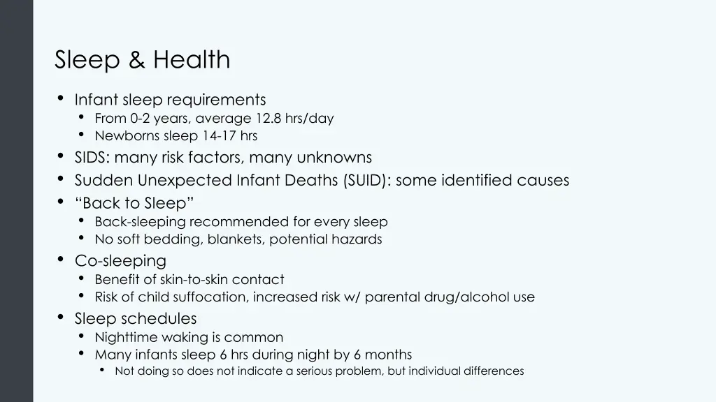 sleep health