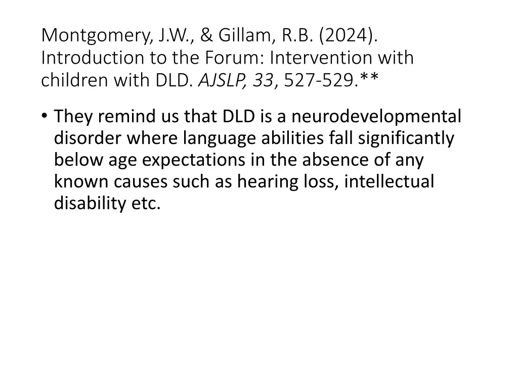 montgomery j w gillam r b 2024 introduction