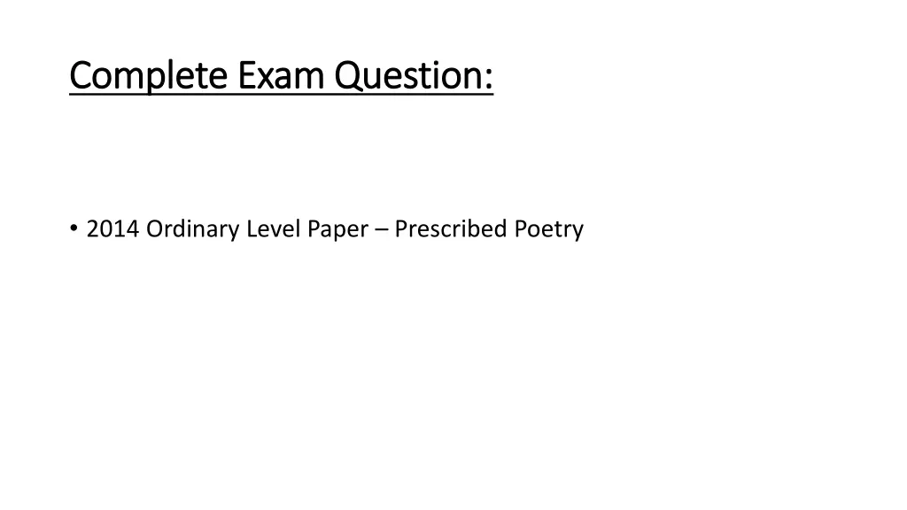 complete exam question complete exam question