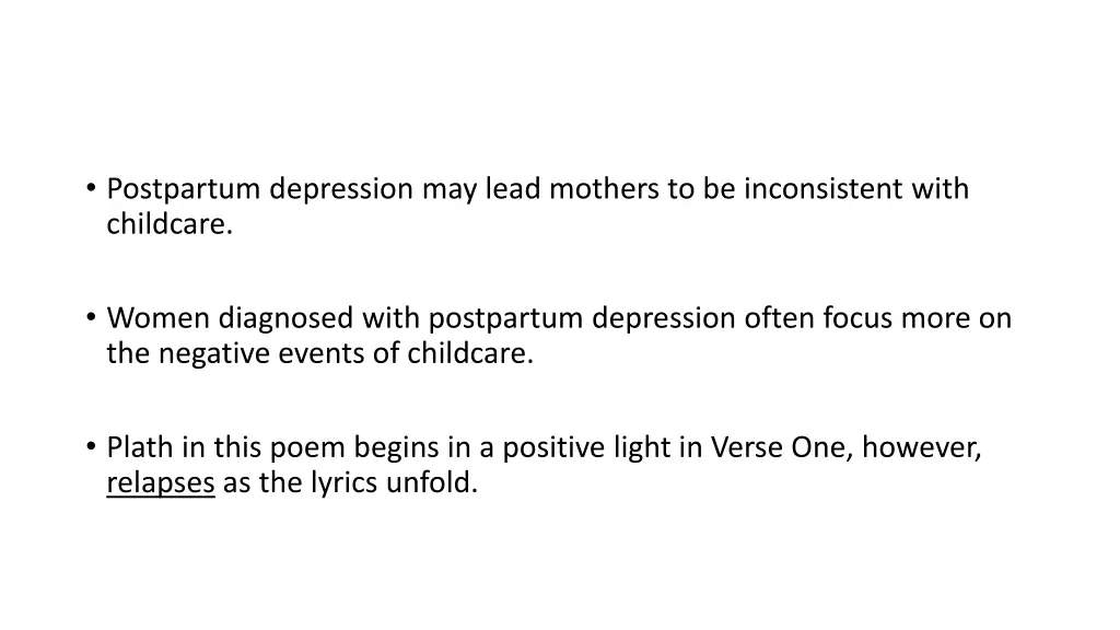 postpartum depression may lead mothers