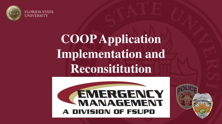 coop application implementation