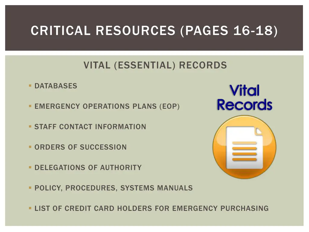 critical resources pages 16 18 1