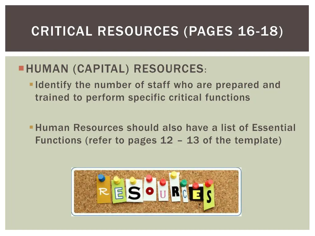 critical resources pages 16 18