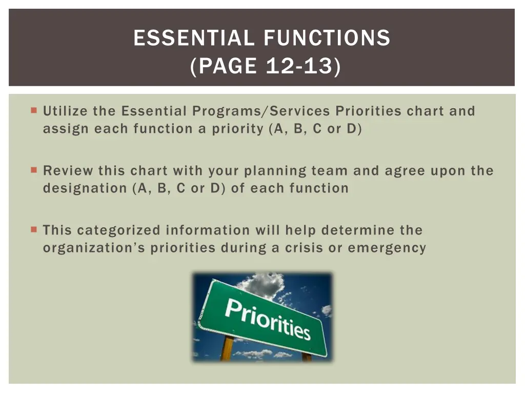 essential functions page 12 13