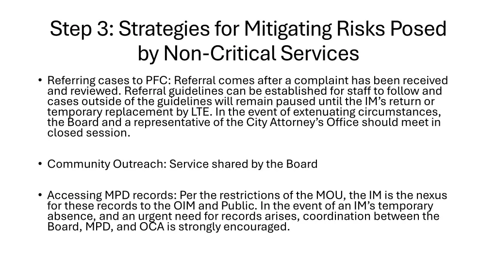 step 3 strategies for mitigating risks posed 1