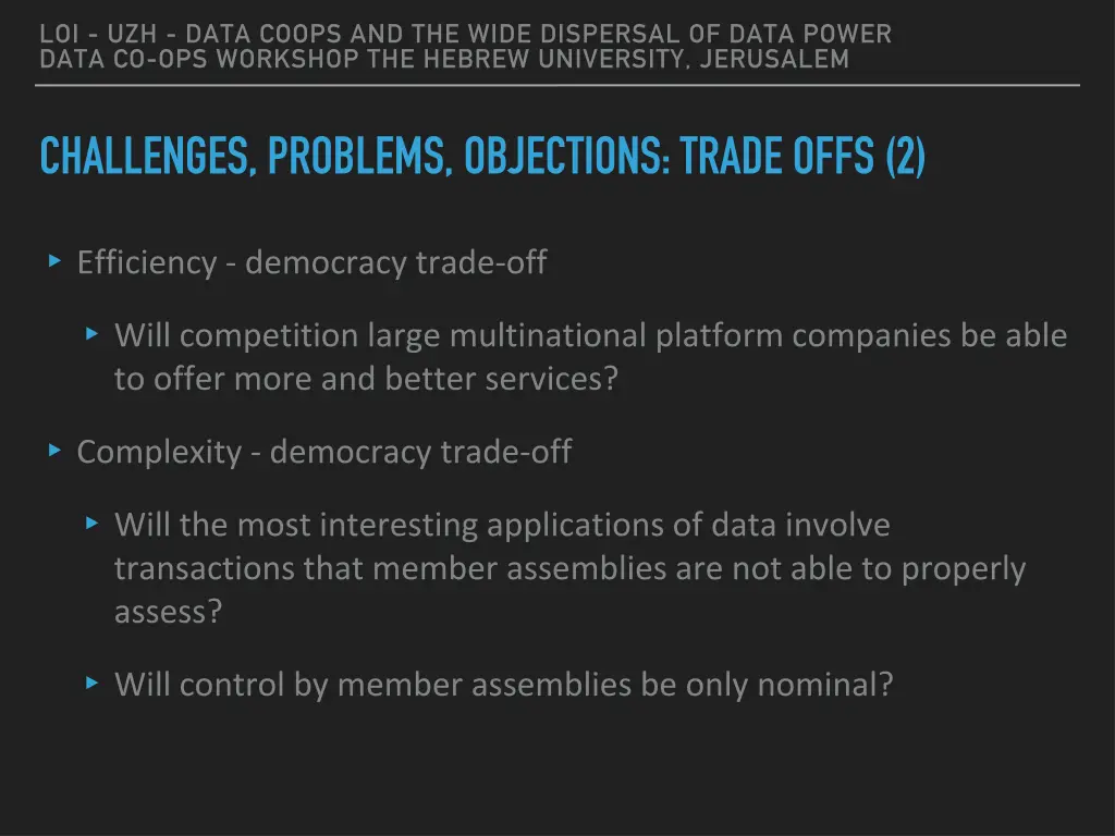 loi uzh data coops and the wide dispersal of data 13