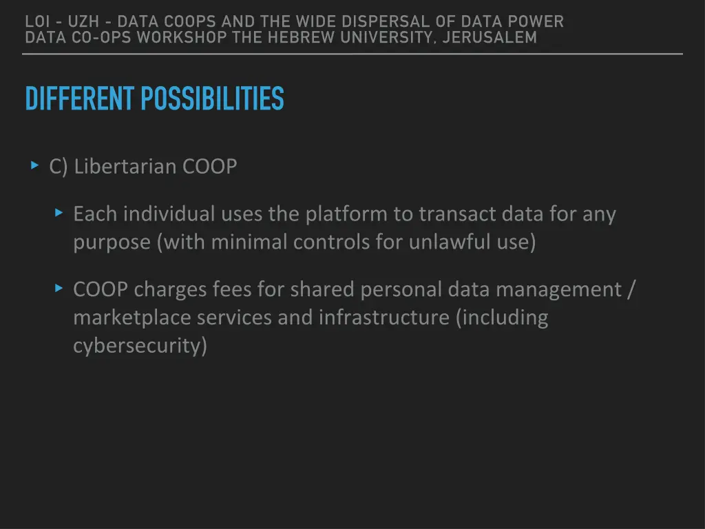 loi uzh data coops and the wide dispersal of data 4