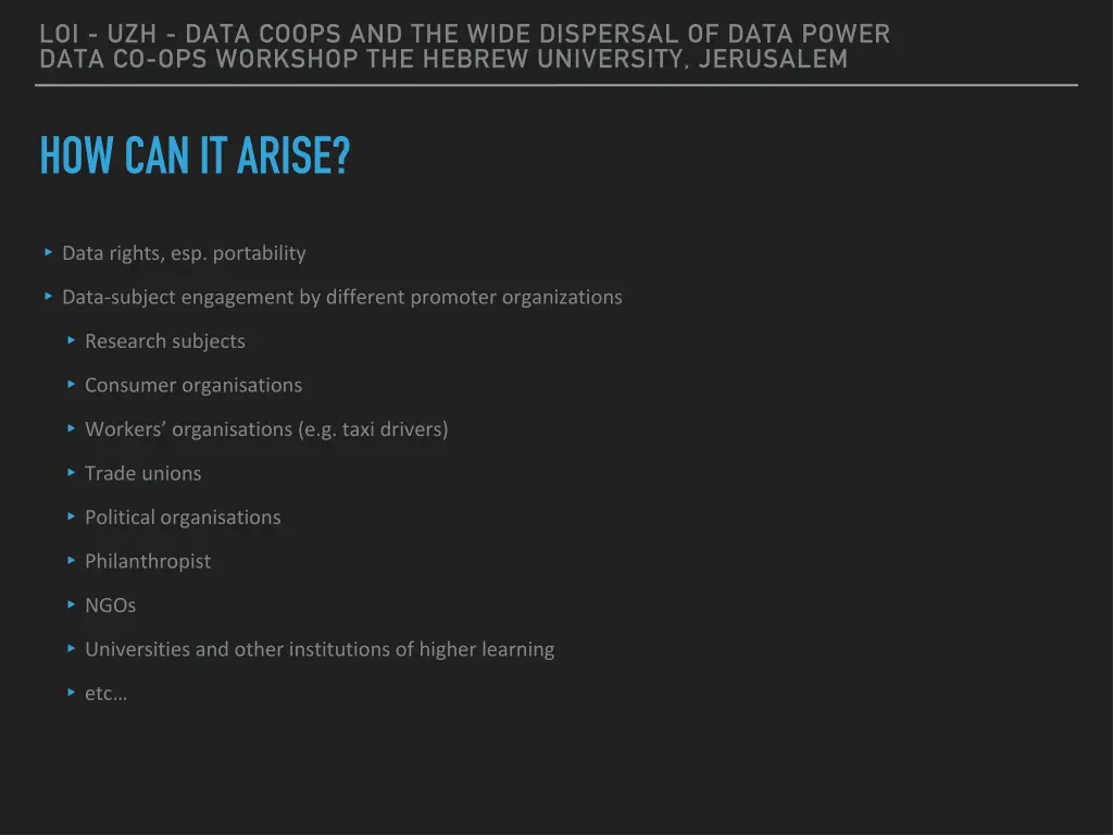 loi uzh data coops and the wide dispersal of data 6