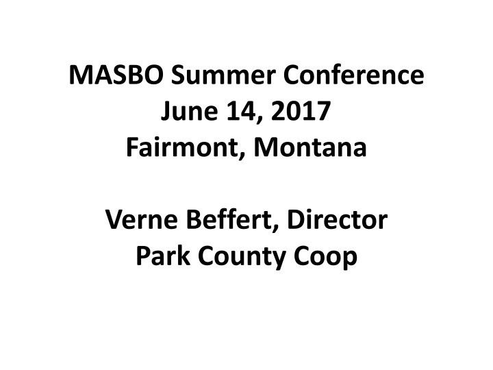 masbo summer conference june 14 2017 fairmont