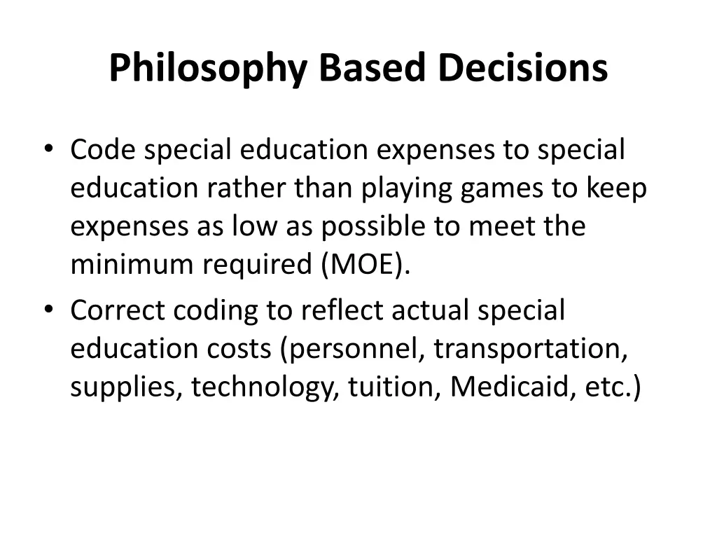 philosophy based decisions 2