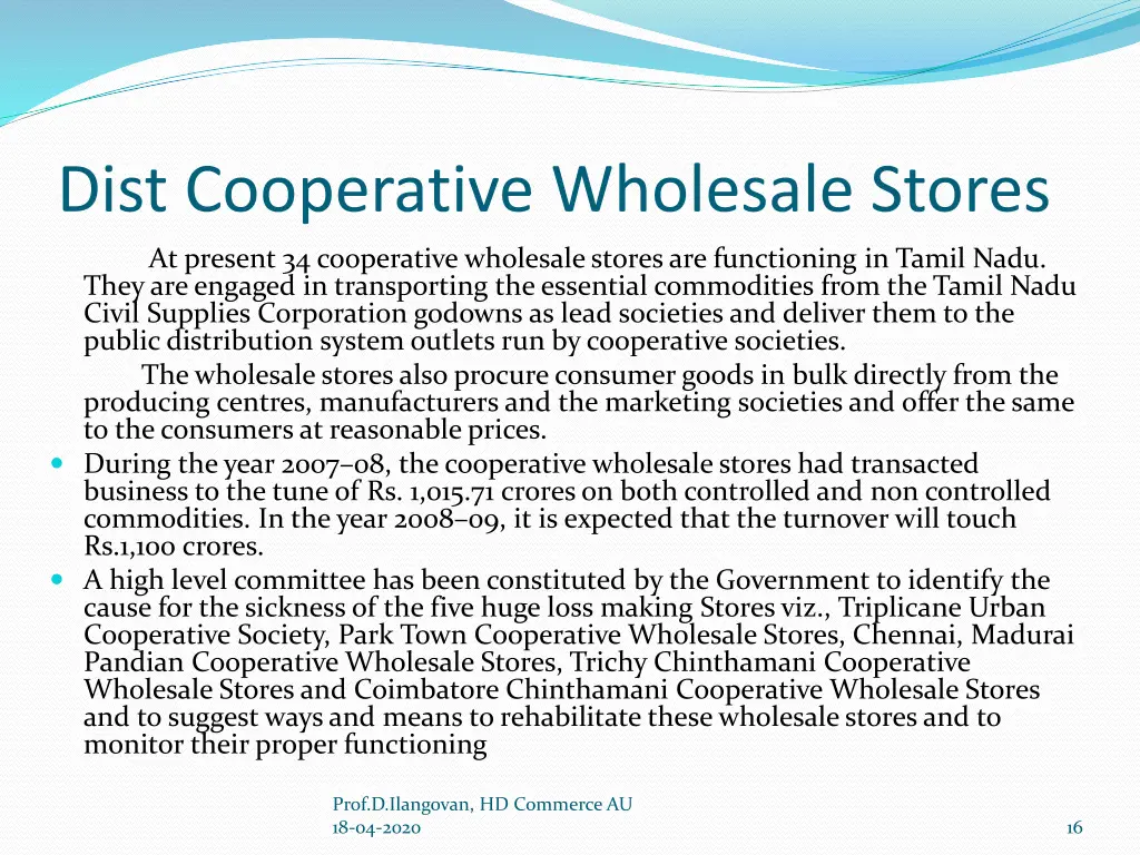 dist cooperative wholesale stores