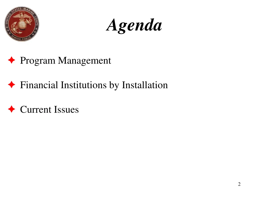 agenda