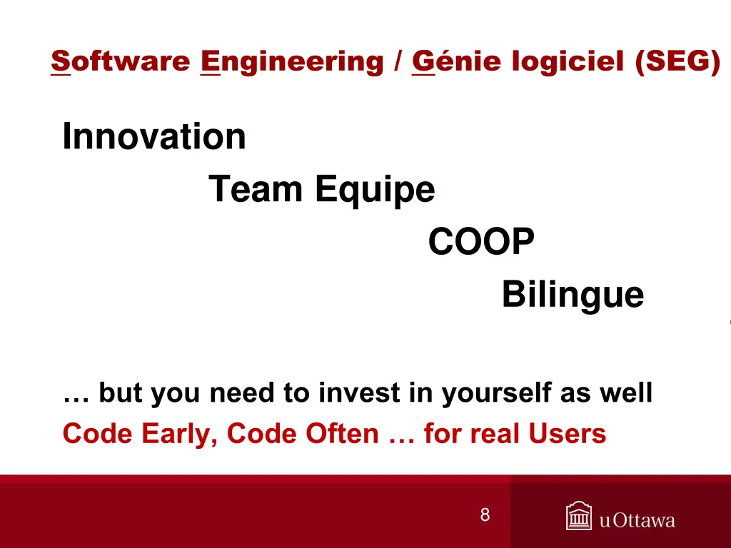 software engineering g nie logiciel seg