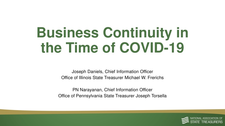 business continuity in the time of covid 19