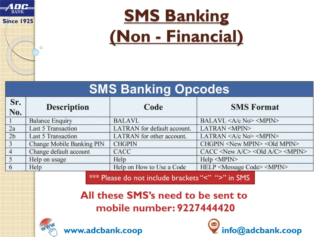 sms banking non financial 2