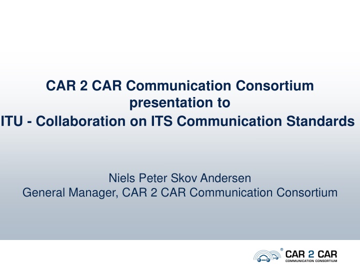 car 2 car communication consortium presentation