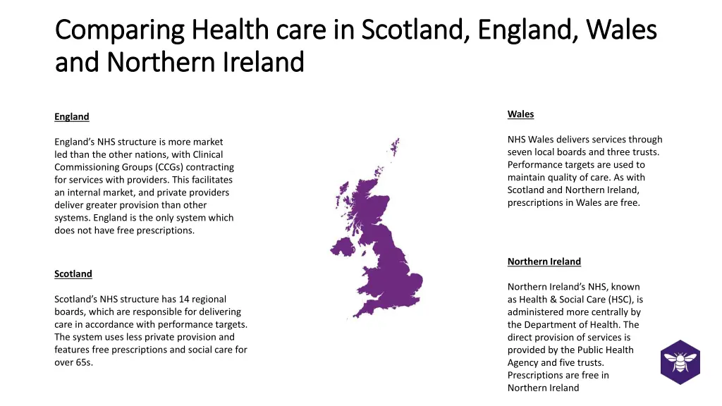 comparing health care in scotland england wales