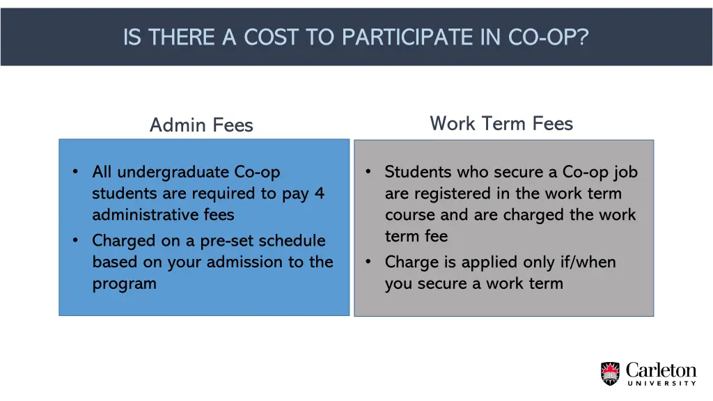 is there a cost to participate in co op