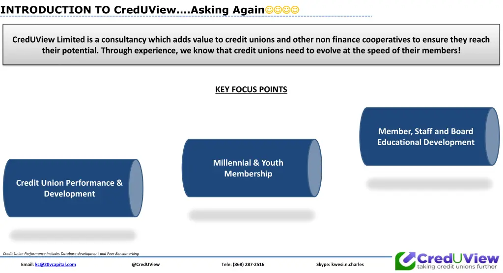 introduction to creduview asking again