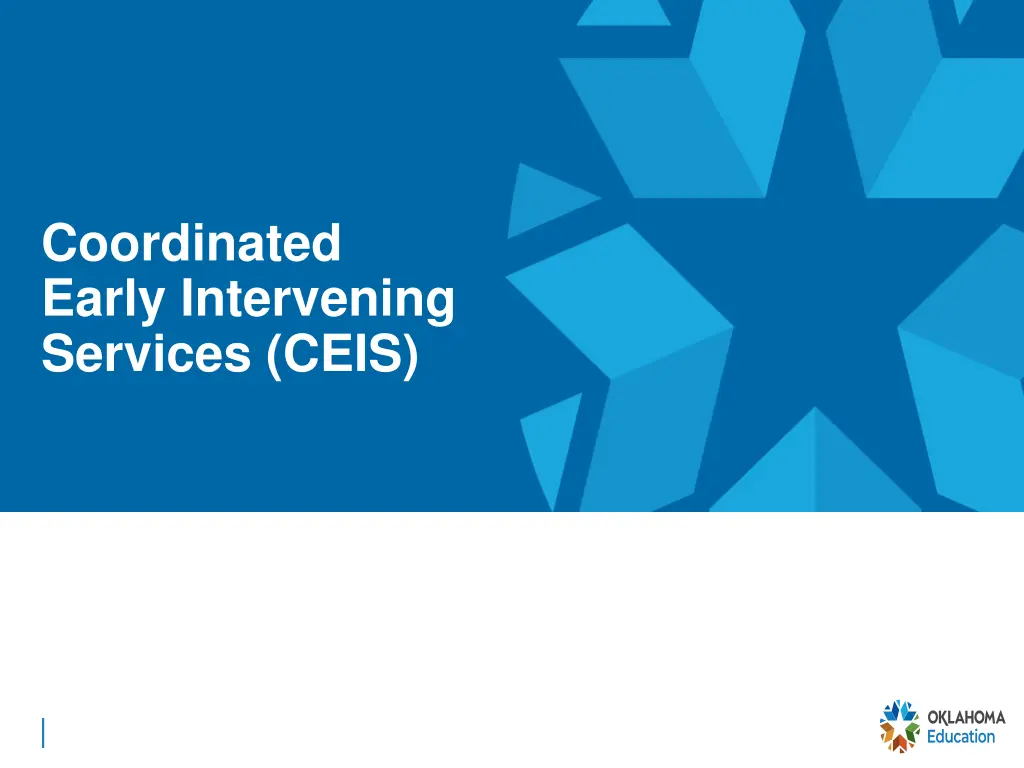 coordinated early intervening services ceis