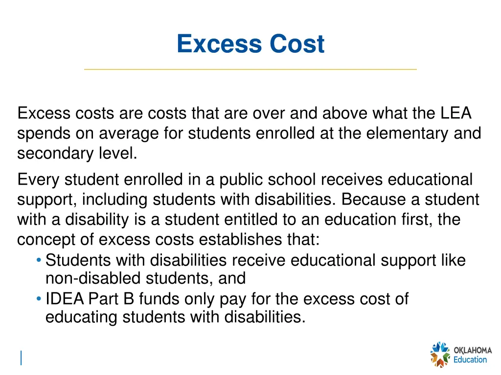 excess cost