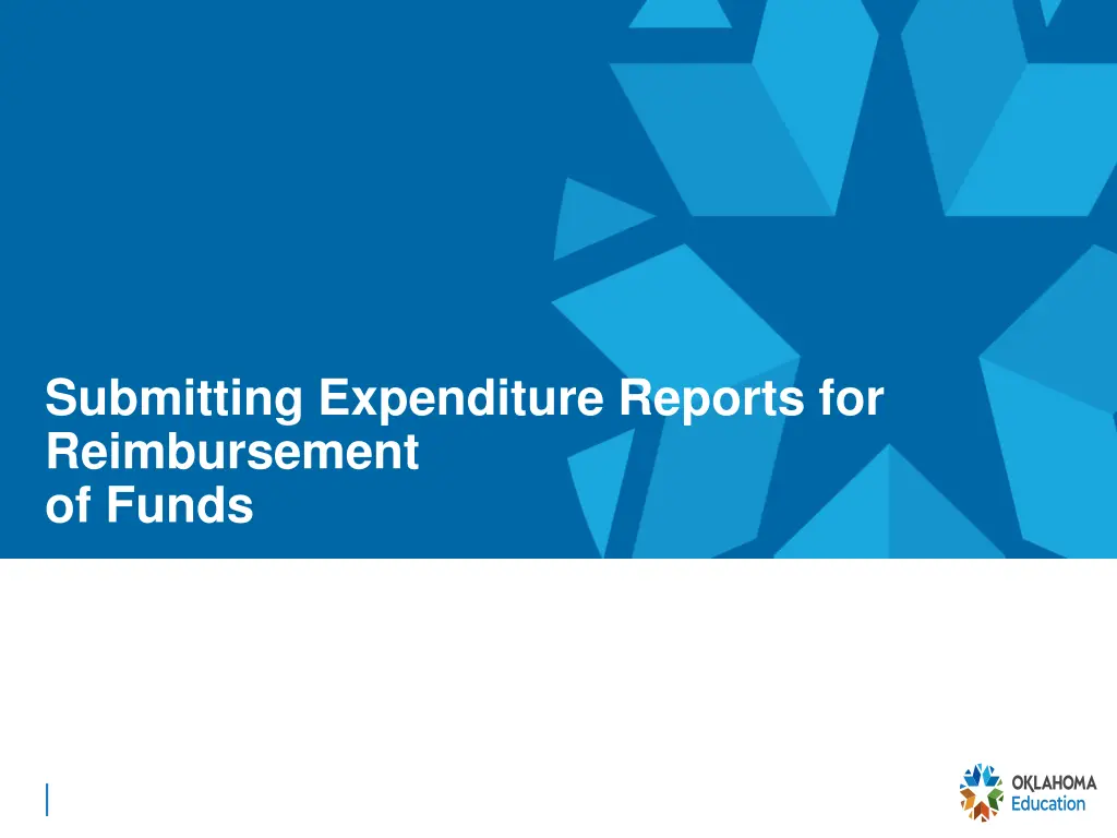 submitting expenditure reports for reimbursement