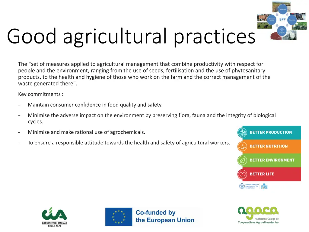 good agricultural practices