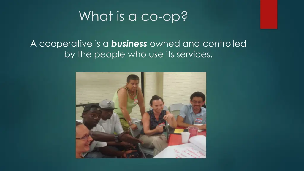 what is a co op