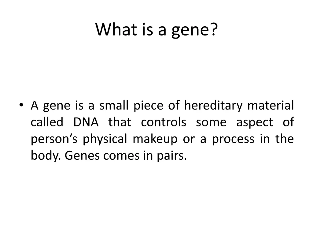 what is a gene