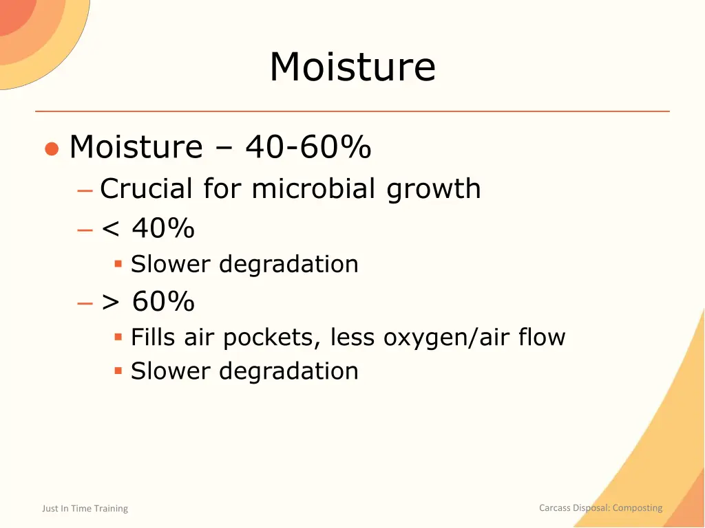 moisture