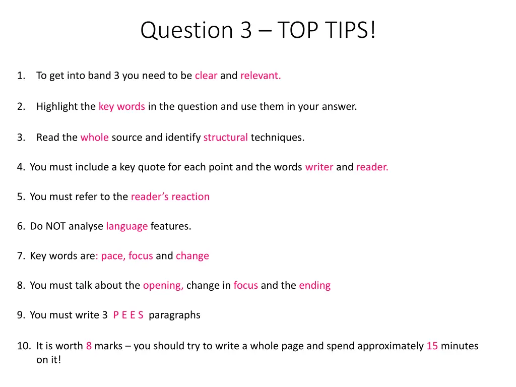 question 3 top tips 1