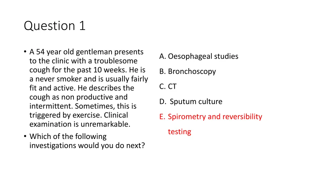 question 1 1