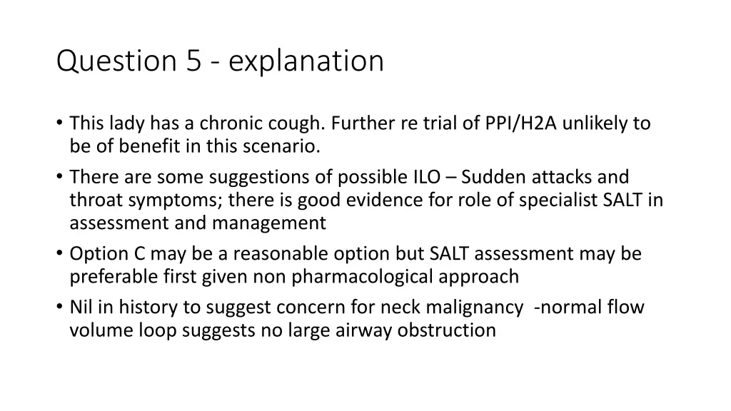 question 5 explanation