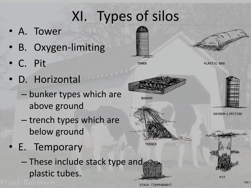 xi types of silos