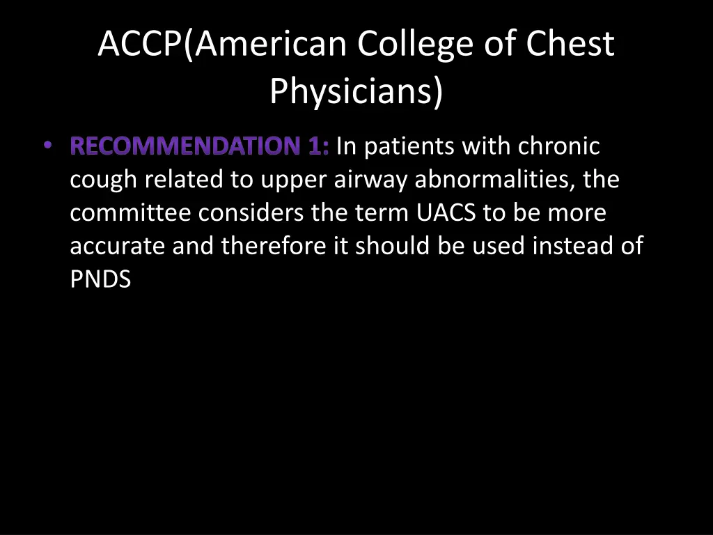 accp american college of chest physicians