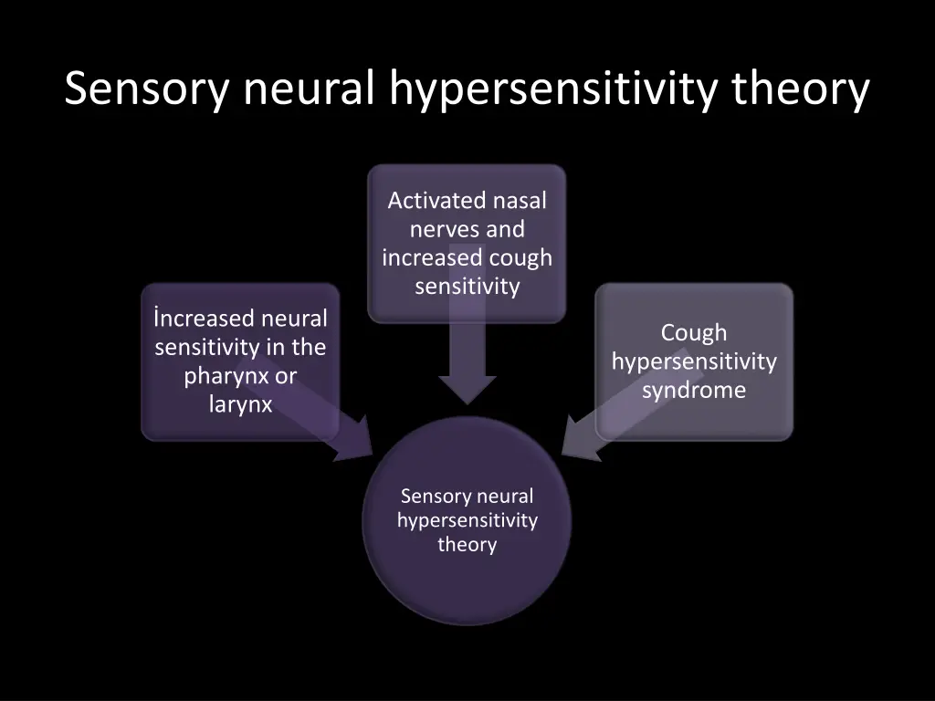 sensory neural hypersensitivity theory