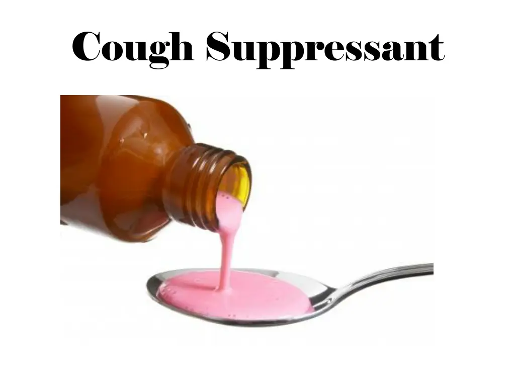 cough suppressant