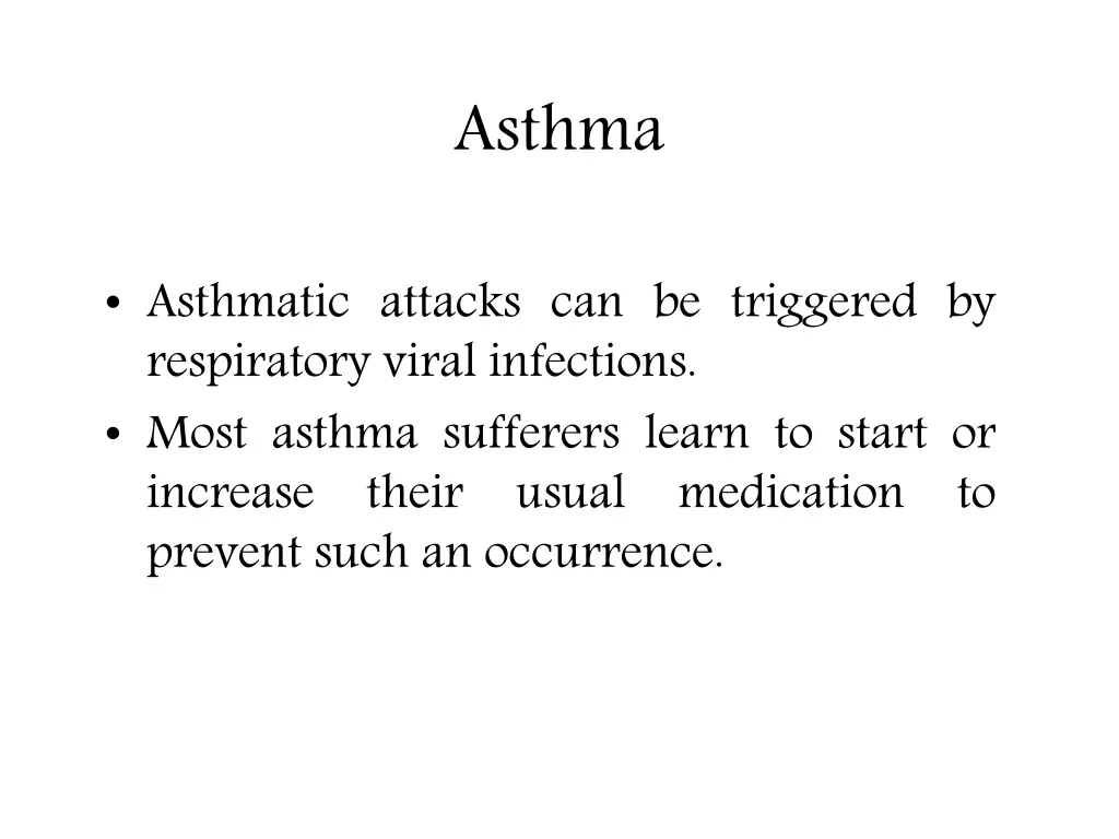 asthma