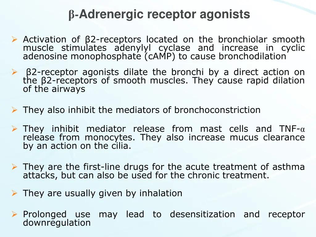 adrenergic receptor agonists