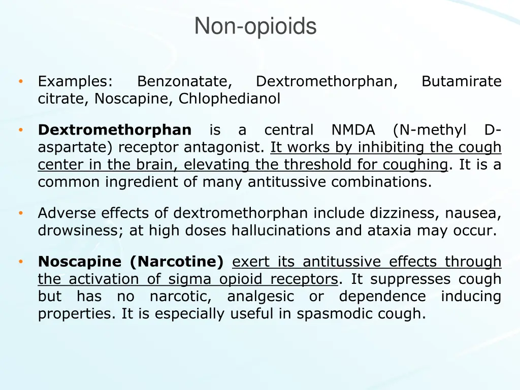 non opioids