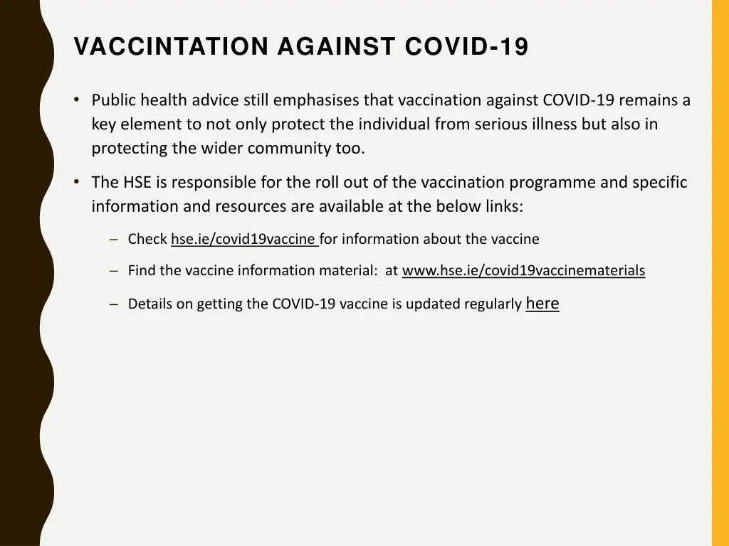 vaccintation against covid 19