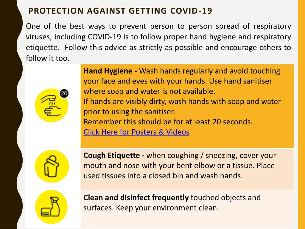 protection against getting covid 19