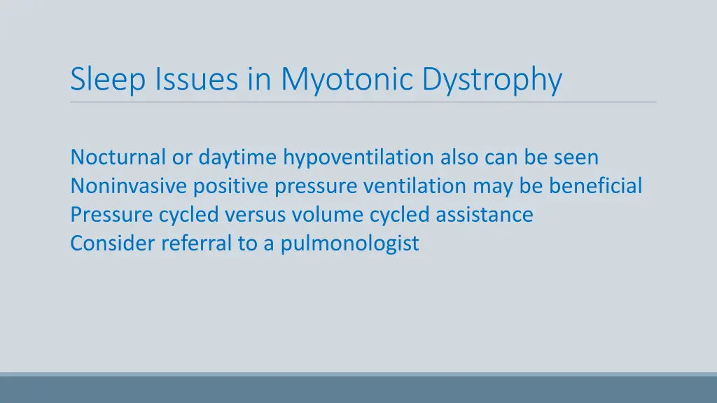 sleep issues in myotonic dystrophy 1