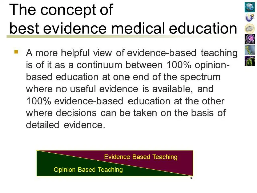 evidence based medical education