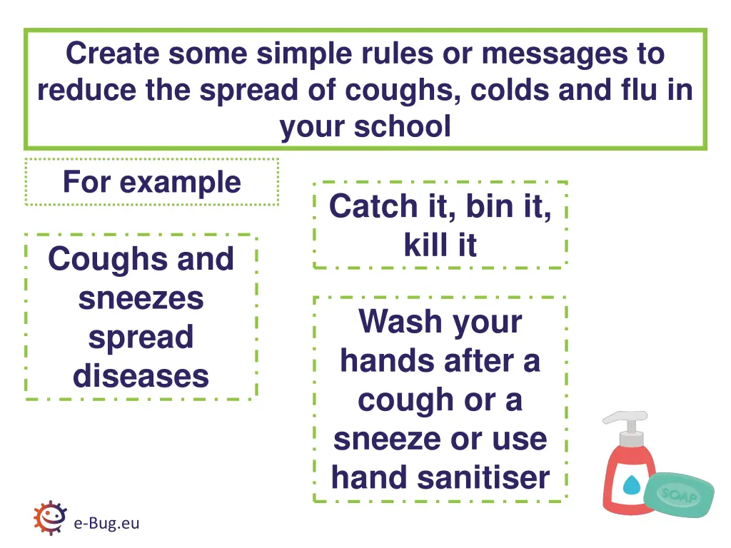 create some simple rules or messages to reduce