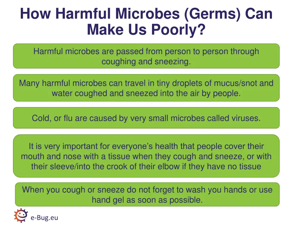 how harmful microbes germs can make us poorly