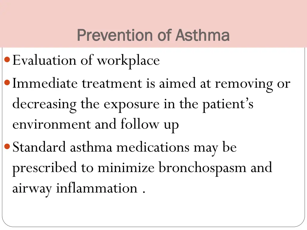 prevention of asthma prevention of asthma