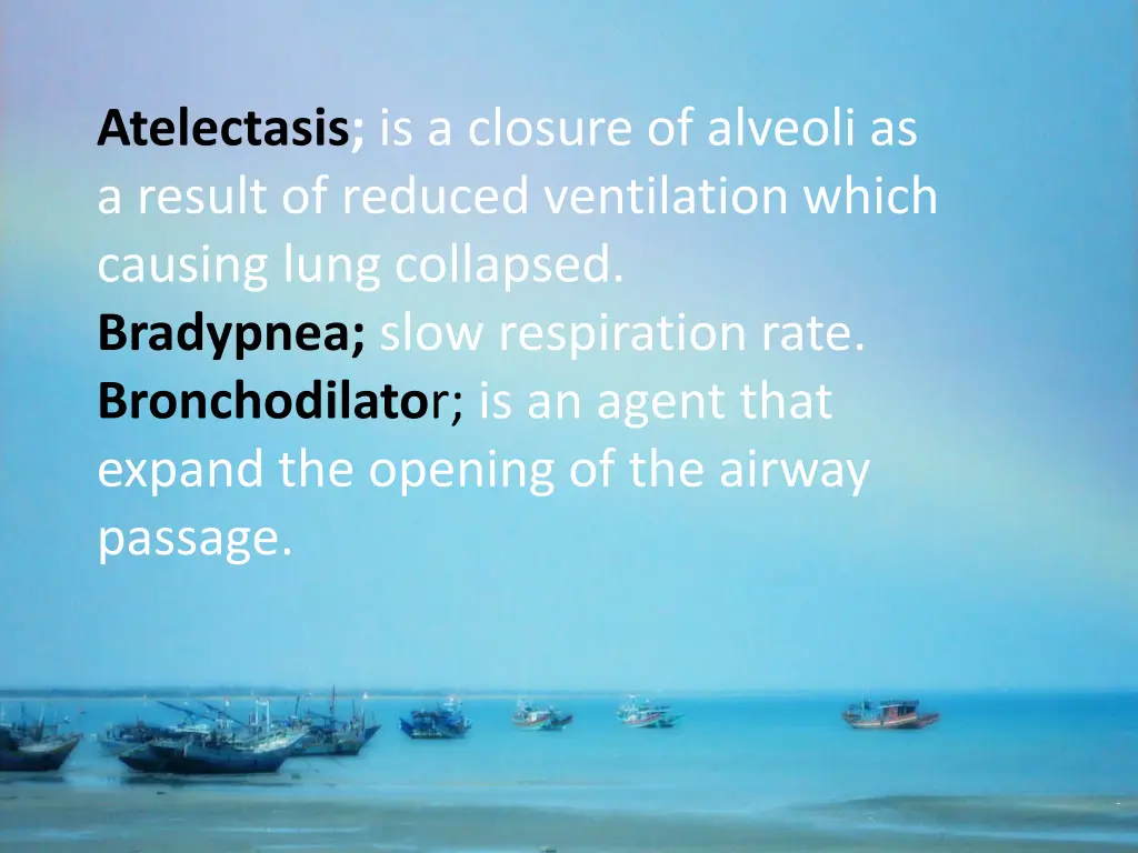 atelectasis is a closure of alveoli as a result